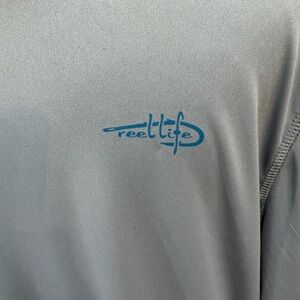 Reel Life Gray Polyester Shirt